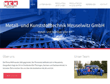 Tablet Screenshot of mkm-meuselwitz.de
